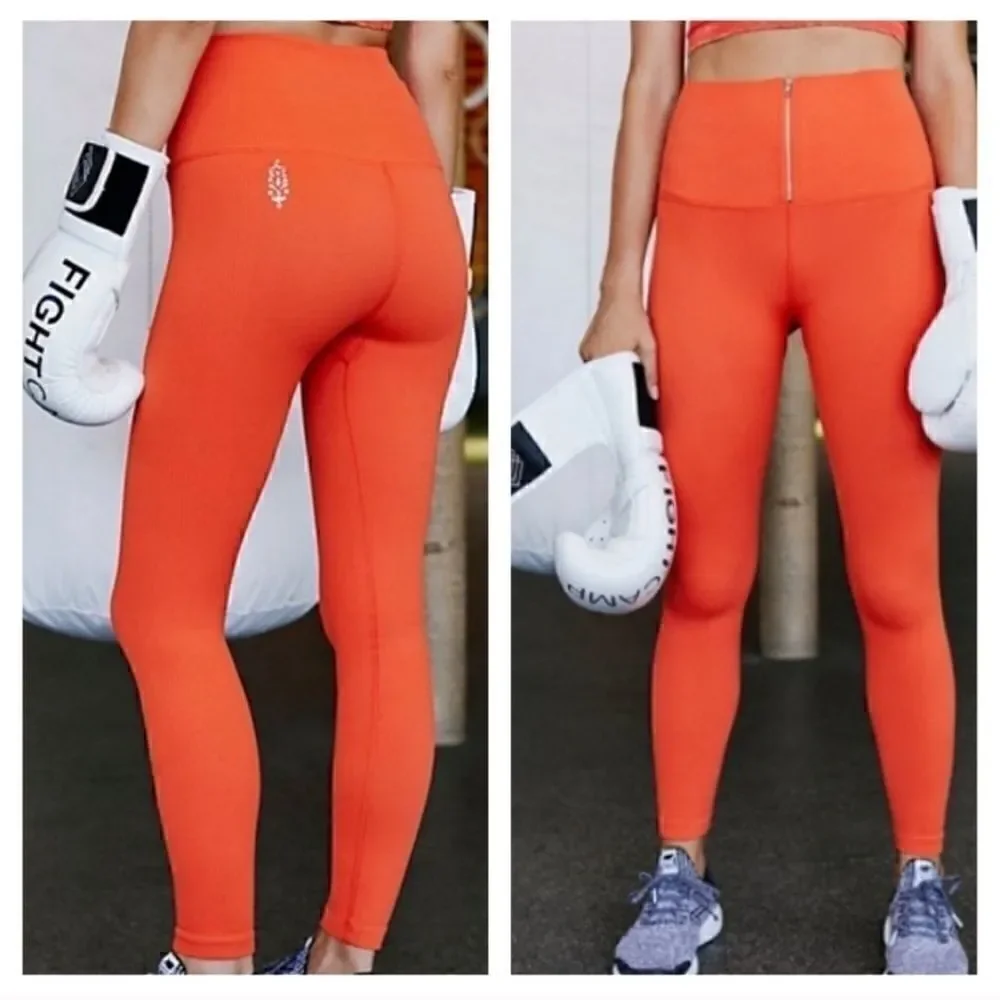 Free People Part of Me Leggings in Wild Papaya
